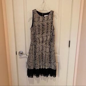 Jessica Simpson Dress Black and Tan EUC